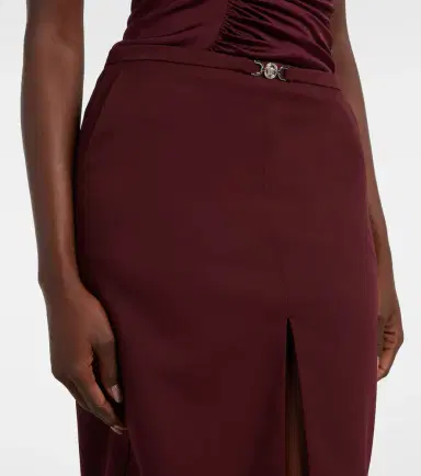 Versace Medusa wool gabardine pencil skirt | Thumbnail 2 Versace Medusa wool gabardine pencil skirt | Thumbnail 2