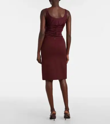 Versace Medusa wool gabardine pencil skirt | Thumbnail 3 Versace Medusa wool gabardine pencil skirt | Thumbnail 3