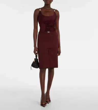 Versace Medusa wool gabardine pencil skirt | Thumbnail 5 Versace Medusa wool gabardine pencil skirt | Thumbnail 5