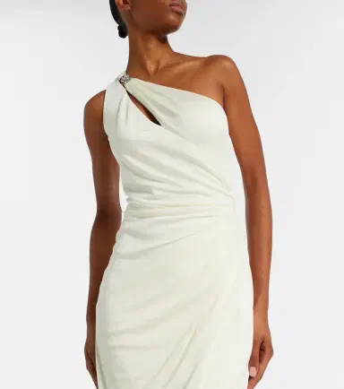 Versace Medusa '95 gathered jersey gown | Thumbnail 3 Versace Medusa '95 gathered jersey gown | Thumbnail 3
