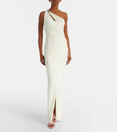 Versace Medusa '95 gathered jersey gown | Thumbnail 4 Versace Medusa '95 gathered jersey gown | Thumbnail 4