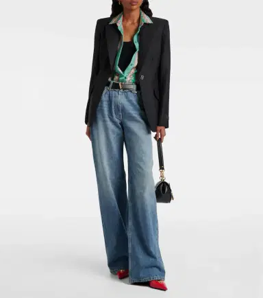 Versace Mid-rise wide-leg jeans | Thumbnail 2 Versace Mid-rise wide-leg jeans | Thumbnail 2