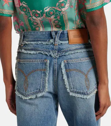 Versace Mid-rise wide-leg jeans | Thumbnail 5 Versace Mid-rise wide-leg jeans | Thumbnail 5