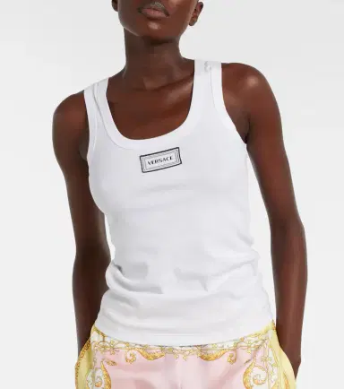Versace Cotton-blend top | Thumbnail 3 Versace Cotton-blend top | Thumbnail 3
