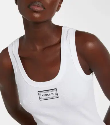 Versace Cotton-blend top | Thumbnail 4 Versace Cotton-blend top | Thumbnail 4
