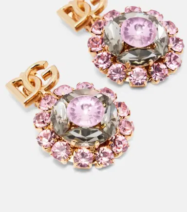 Dolce & Gabbana Re-Edition DG embellished clip-on earrings | Thumbnail 3 Dolce & Gabbana Re-Edition DG embellished clip-on earrings | Thumbnail 3