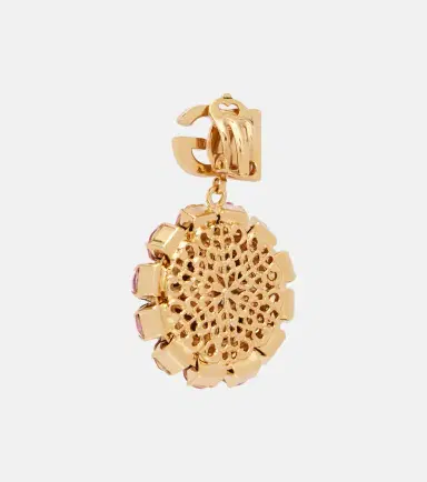 Dolce & Gabbana Re-Edition DG embellished clip-on earrings | Thumbnail 4 Dolce & Gabbana Re-Edition DG embellished clip-on earrings | Thumbnail 4