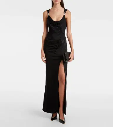 Versace Jersey gown | Thumbnail 4 Versace Jersey gown | Thumbnail 4