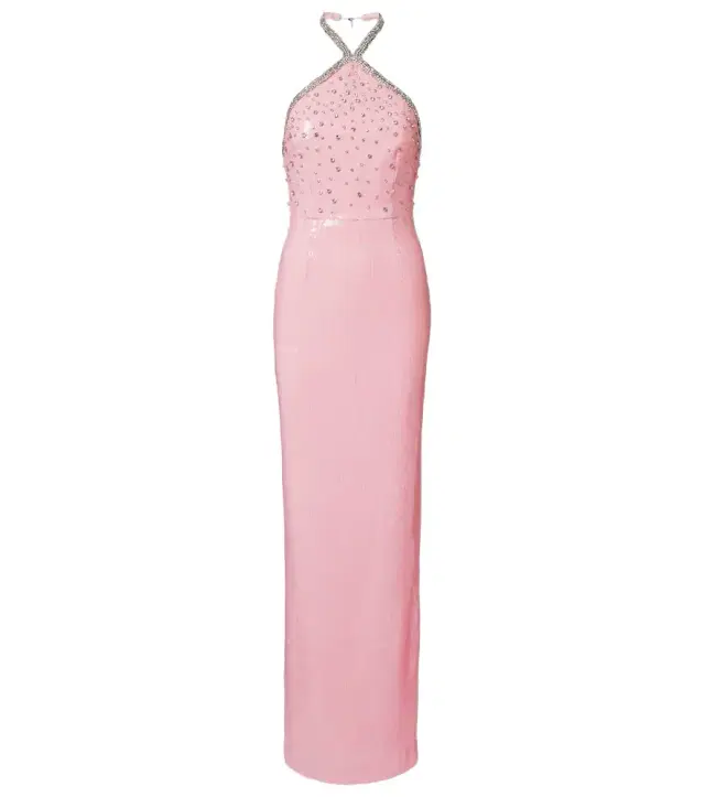 Lydia sequined halterneck gown Lydia sequined halterneck gown