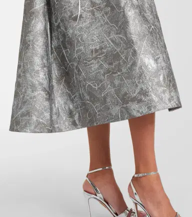 Rebecca Vallance Sterling metallic-effect jacquard cocktail dress | Thumbnail 4 Rebecca Vallance Sterling metallic-effect jacquard cocktail dress | Thumbnail 4