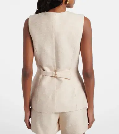 Rebecca Vallance Winnie tweed vest | Thumbnail 4 Rebecca Vallance Winnie tweed vest | Thumbnail 4