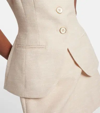 Rebecca Vallance Winnie tweed vest | Thumbnail 6 Rebecca Vallance Winnie tweed vest | Thumbnail 6