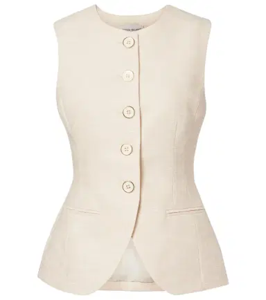 Rebecca Vallance Winnie tweed vest | Thumbnail 1 Rebecca Vallance Winnie tweed vest | Thumbnail 1