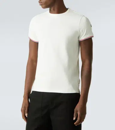Moncler Cotton-blend jersey T-shirt | Thumbnail 4 Moncler Cotton-blend jersey T-shirt | Thumbnail 4