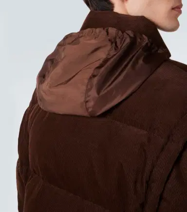 Prada Convertible cotton corduroy down jacket | Thumbnail 7 Prada Convertible cotton corduroy down jacket | Thumbnail 7
