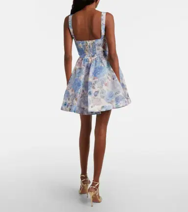 Zimmermann Rebellion floral draped linen and silk minidress | Thumbnail 5 Zimmermann Rebellion floral draped linen and silk minidress | Thumbnail 5