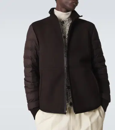 Moncler Reversible shearling down jacket | Thumbnail 4 Moncler Reversible shearling down jacket | Thumbnail 4