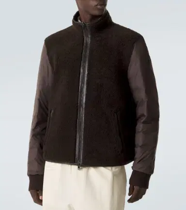 Moncler Reversible shearling down jacket | Thumbnail 6 Moncler Reversible shearling down jacket | Thumbnail 6