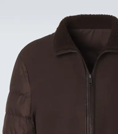 Moncler Reversible shearling down jacket | Thumbnail 7 Moncler Reversible shearling down jacket | Thumbnail 7
