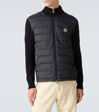 Moncler Archivio down-paneled cardigan | Thumbnail 2 Moncler Archivio down-paneled cardigan | Thumbnail 2