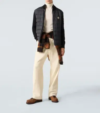 Moncler Archivio down-paneled cardigan | Thumbnail 4 Moncler Archivio down-paneled cardigan | Thumbnail 4