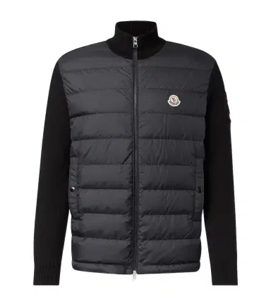 Moncler Archivio down-paneled cardigan | Thumbnail 1 Moncler Archivio down-paneled cardigan | Thumbnail 1