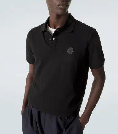Moncler ogo cotton polo shirt | Thumbnail 3 Moncler ogo cotton polo shirt | Thumbnail 3
