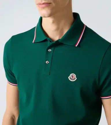 Moncler Logo cotton piqué polo shirt | Thumbnail 3 Moncler Logo cotton piqué polo shirt | Thumbnail 3