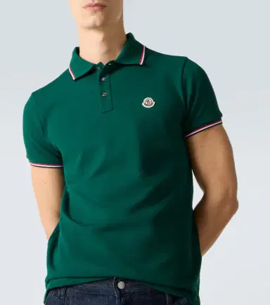 Moncler Logo cotton piqué polo shirt | Thumbnail 5 Moncler Logo cotton piqué polo shirt | Thumbnail 5