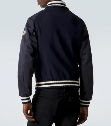 Moncler Ribbed-knit technical varsity jacket | Thumbnail 5 Moncler Ribbed-knit technical varsity jacket | Thumbnail 5