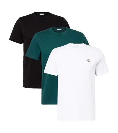 Moncler et of 3 cotton jersey T-shirts | Thumbnail 1 Moncler et of 3 cotton jersey T-shirts | Thumbnail 1