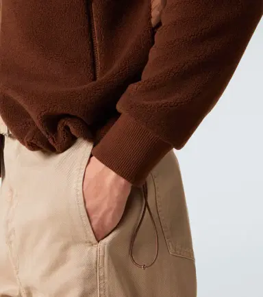 Moncler Down-paneled teddy cardigan | Thumbnail 3 Moncler Down-paneled teddy cardigan | Thumbnail 3