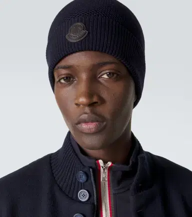 Moncler Logo virgin wool beanie | Thumbnail 3 Moncler Logo virgin wool beanie | Thumbnail 3