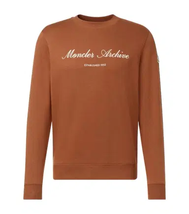 Moncler Archivio logo cotton-blend sweatshirt | Thumbnail 1 Moncler Archivio logo cotton-blend sweatshirt | Thumbnail 1