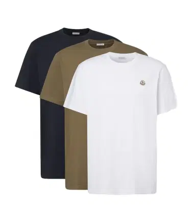 Moncler et of 3 cotton jersey T-shirts | Thumbnail 1 Moncler et of 3 cotton jersey T-shirts | Thumbnail 1