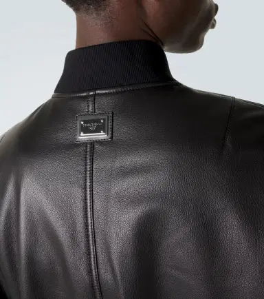 Dolce & Gabbana Leather bomber jacket | Thumbnail 6 Dolce & Gabbana Leather bomber jacket | Thumbnail 6