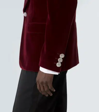 Dolce & Gabbana Cotton-blend velvet tuxedo jacket | Thumbnail 6 Dolce & Gabbana Cotton-blend velvet tuxedo jacket | Thumbnail 6