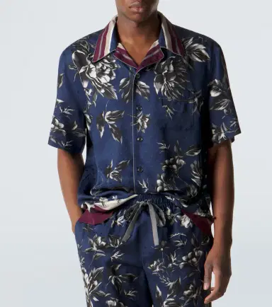 Dolce & Gabbana Printed silk bowling shirt | Thumbnail 4 Dolce & Gabbana Printed silk bowling shirt | Thumbnail 4