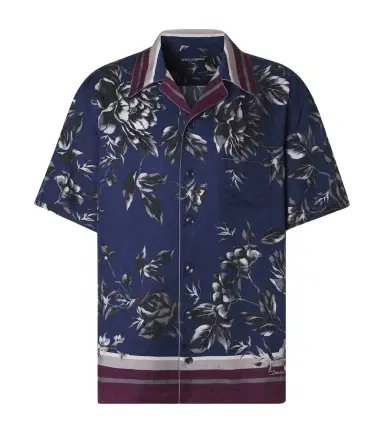 Dolce & Gabbana Printed silk bowling shirt | Thumbnail 1 Dolce & Gabbana Printed silk bowling shirt | Thumbnail 1