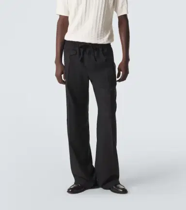 Dolce & Gabbana Virgin wool twill wide-leg pants | Thumbnail 2 Dolce & Gabbana Virgin wool twill wide-leg pants | Thumbnail 2