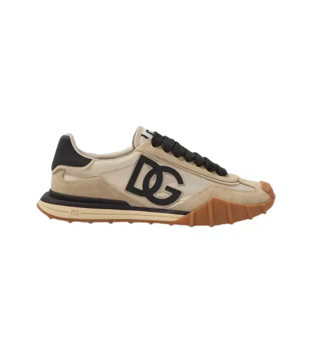 DG suede-trimmed sneakers DG suede-trimmed sneakers
