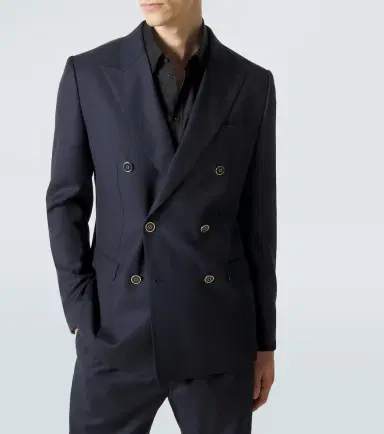 Dolce & Gabbana Double-breasted virgin wool blazer | Thumbnail 8 Dolce & Gabbana Double-breasted virgin wool blazer | Thumbnail 8