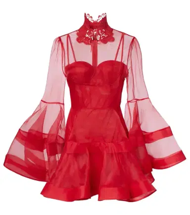 Zimmermann Rebellion silk minidress | Thumbnail 1 Zimmermann Rebellion silk minidress | Thumbnail 1