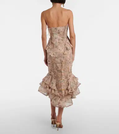 Zimmermann Rebellion floral silk midi dress | Thumbnail 2 Zimmermann Rebellion floral silk midi dress | Thumbnail 2