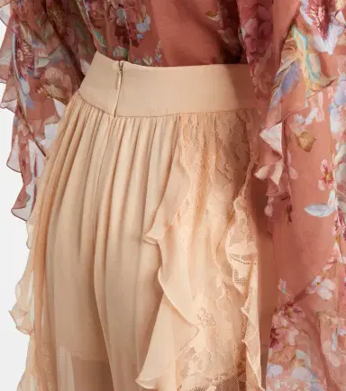 Zimmermann Rebellion Splice ruffled silk tapered pants | Thumbnail 5 Zimmermann Rebellion Splice ruffled silk tapered pants | Thumbnail 5