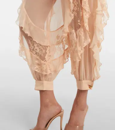 Zimmermann Rebellion Splice ruffled silk tapered pants | Thumbnail 6 Zimmermann Rebellion Splice ruffled silk tapered pants | Thumbnail 6
