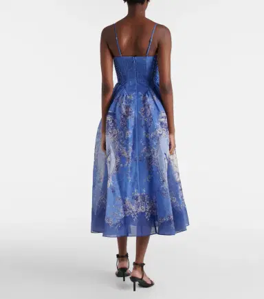 Zimmermann Rebellion linen and silk bustier dress | Thumbnail 2 Zimmermann Rebellion linen and silk bustier dress | Thumbnail 2