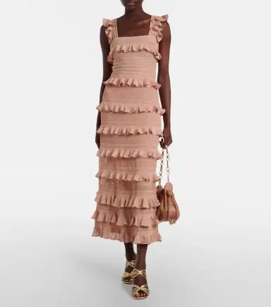 Zimmermann Rebellion ruffled lamé midi skirt | Thumbnail 3 Zimmermann Rebellion ruffled lamé midi skirt | Thumbnail 3
