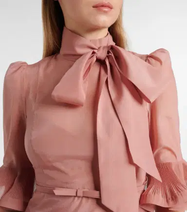 Zimmermann Tiered pleated midi dress | Thumbnail 2 Zimmermann Tiered pleated midi dress | Thumbnail 2