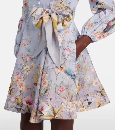 Zimmermann Rebellion printed linen minidress | Thumbnail 2 Zimmermann Rebellion printed linen minidress | Thumbnail 2